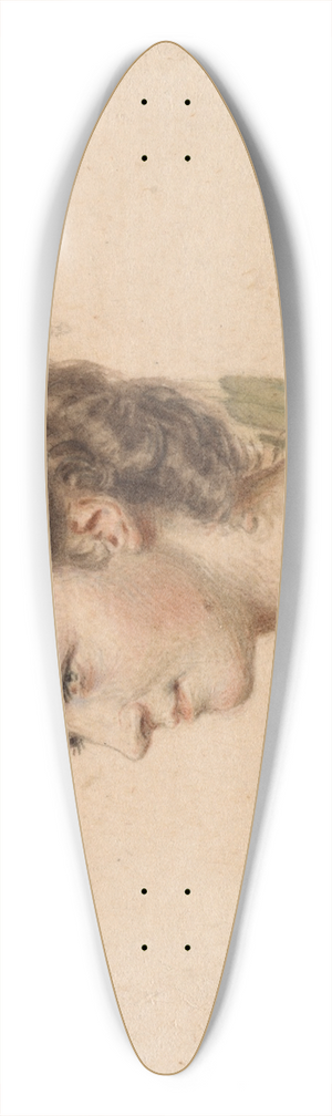 John Smart - Miss Barbara Hill (d. 1838) 39.3 inch art pintail longboard deck John Smart - Miss Barbara Hill (d. 1838) 39.3 inch art pintail longboard deck