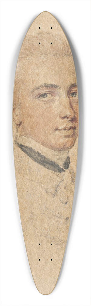 John Smart - Portrait of a Man 39.3 inch art pintail longboard deck John Smart - Portrait of a Man 39.3 inch art pintail longboard deck