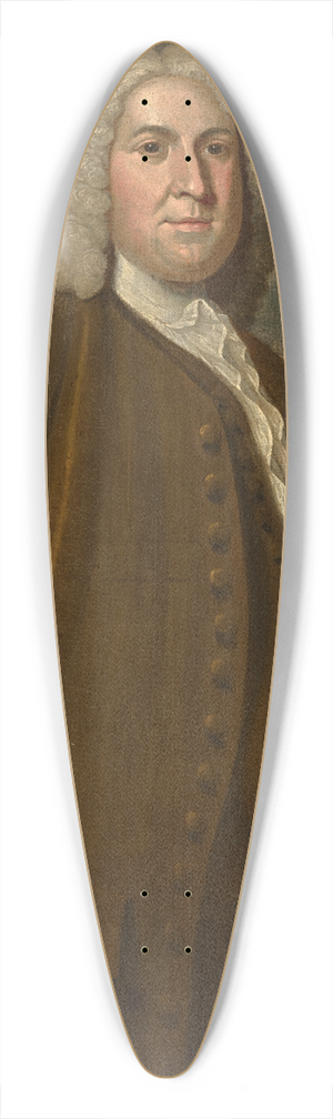John Smibert - Peter Faneuil 39.3 inch art pintail longboard deck John Smibert - Peter Faneuil 39.3 inch art pintail longboard deck