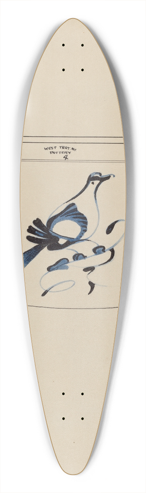 John Tarantino - Crock 39.3 inch art pintail longboard deck