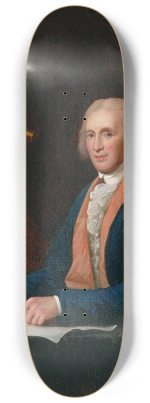 Charles Willson Peale - David Rittenhouse 8.25 inch art skate deck