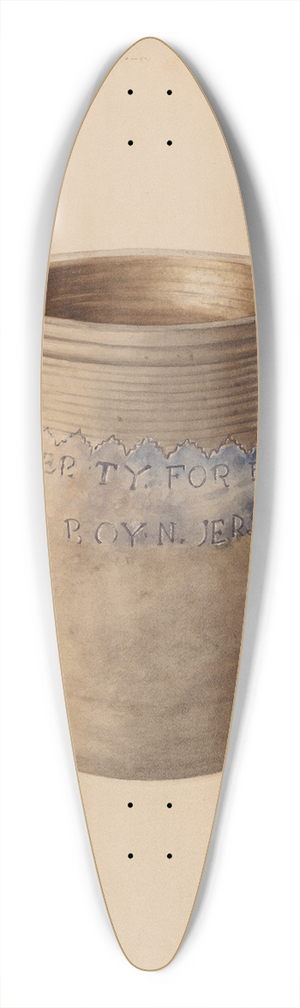 John Tarantino - Crock 39.3 inch art pintail longboard deck