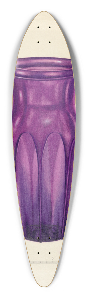 John Tarantino - Vase 39.3 inch art pintail longboard deck