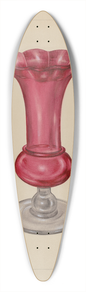 John Tarantino - Vase 39.3 inch art pintail longboard deck