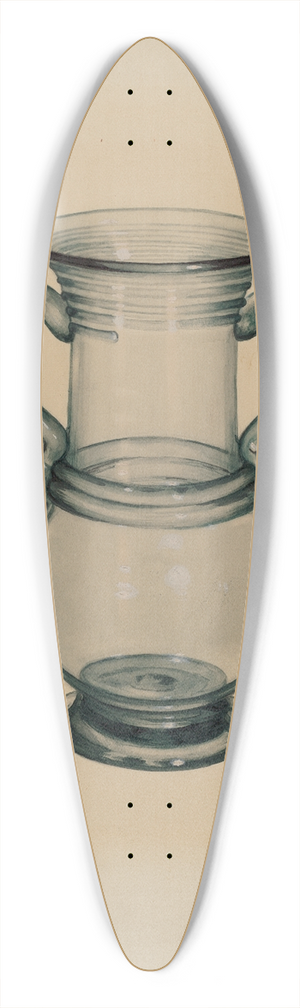 John Tarantino - Vase 39.3 inch art pintail longboard deck
