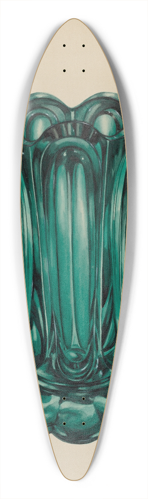 John Tarantino - Vase 39.3 inch art pintail longboard deck