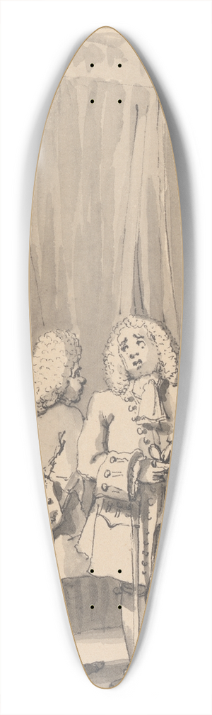 John Thomas Smith - The Eleventh Hour 39.3 inch art pintail longboard deck John Thomas Smith - The Eleventh Hour 39.3 inch art pintail longboard deck