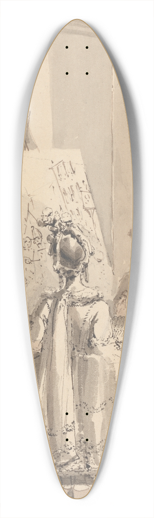 John Thomas Smith - The Reconcilation 39.3 inch art pintail longboard deck