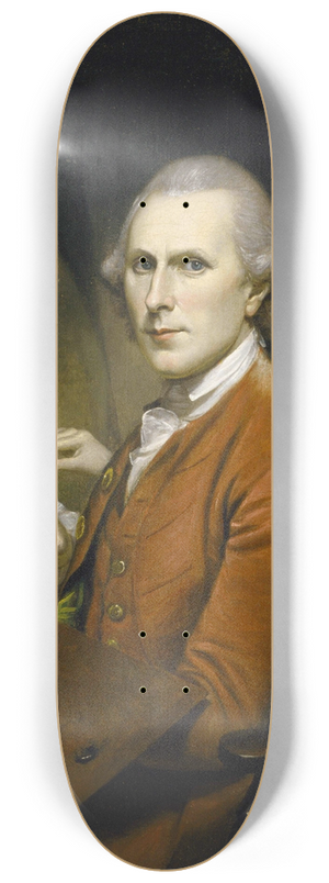 Charles Willson Peale - Self-Portrait With Angelica And Portrait Of Rachel 8.25 inch art skate deck