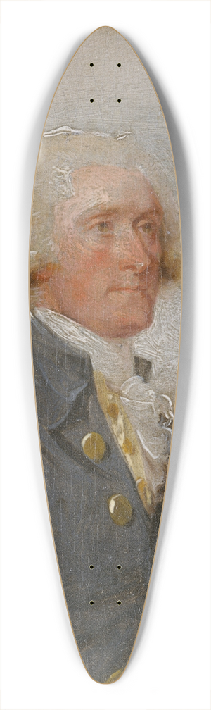 John Trumbull - Thomas Jefferson 39.3 inch art pintail longboard deck
