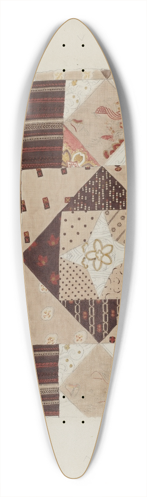 John Tubrant - Printed Cotton (Quilt) 39.3 inch art pintail longboard deck