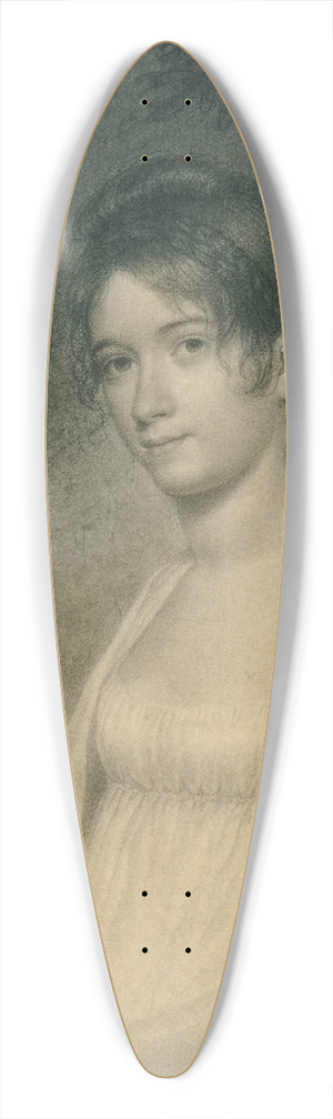 John Vanderlyn - Sarah Russell Church (daughter of Edward Church) 39.3 inch art pintail longboard deck