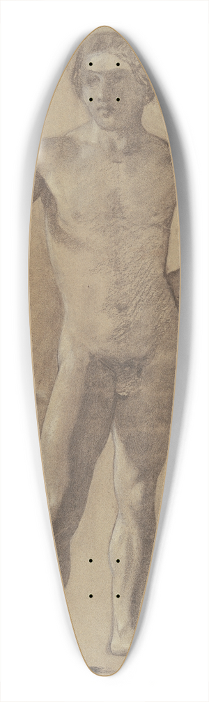 John Vanderlyn - Study for The Landing of Columbus 39.3 inch art pintail longboard deck