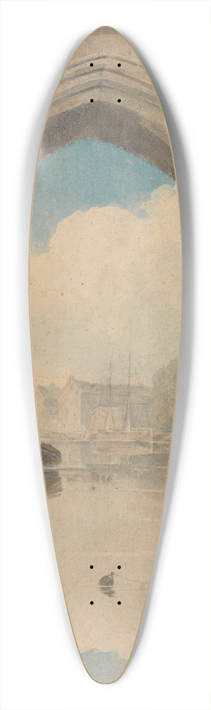 John Varley - The Bridge 39.3 inch art pintail longboard deck