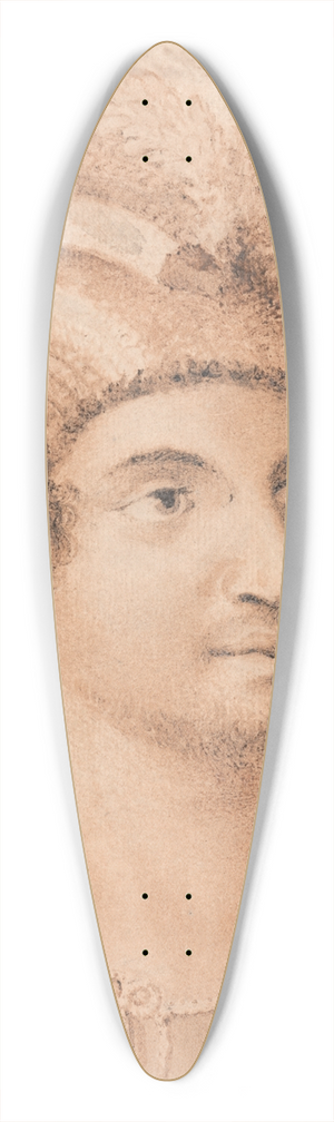 John Webber - A Man of the Sandwich Islands 39.3 inch art pintail longboard deck John Webber - A Man of the Sandwich Islands 39.3 inch art pintail longboard deck