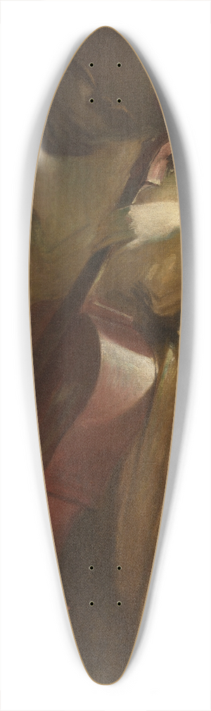John White Alexander - A Ray of Sunlight 39.3 inch art pintail longboard deck