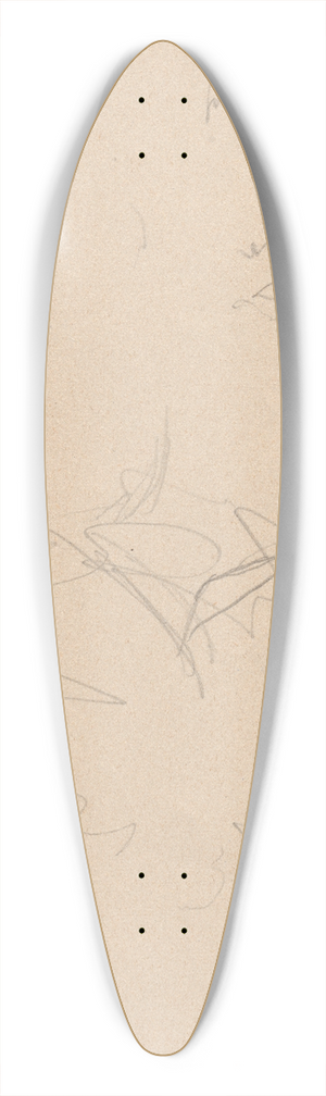 John White Alexander - Mark Twain 39.3 inch art pintail longboard deck