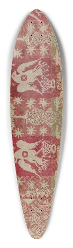 John Wilkes - Commemorative Coverlet 39.3 inch art pintail longboard deck