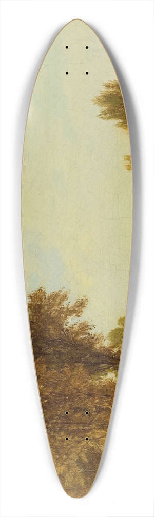 John William Casilear - Going for the Herd 39.3 inch art pintail longboard deck