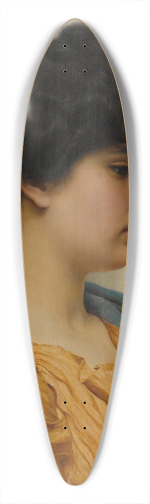 John William Godward - An Arcadian beauty 39.3 inch art pintail longboard deck