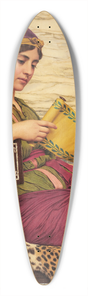 John William Godward - An Edition de Luxe 39.3 inch art pintail longboard deck