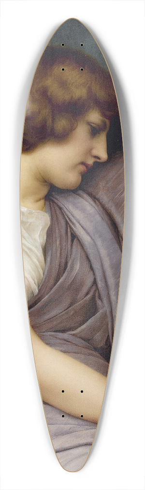 John William Godward - Briseis 39.3 inch art pintail longboard deck