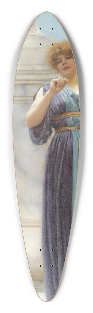 John William Godward - The Engagement Ring 39.3 inch art pintail longboard deck