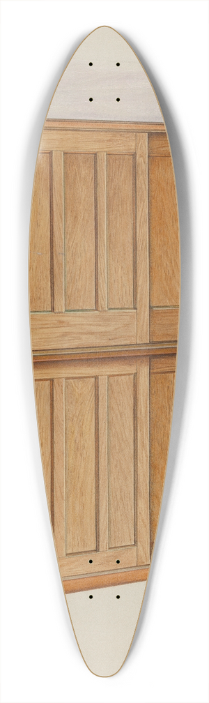 John W. Kelleher - Shaker Bookcase 39.3 inch art pintail longboard deck