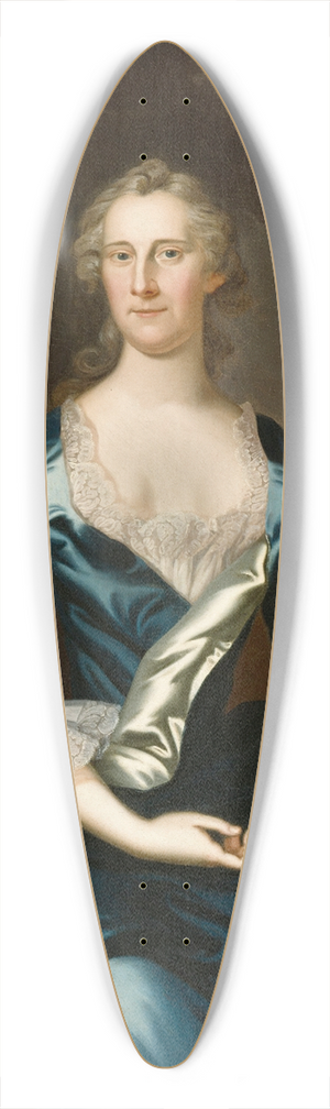 John Wollaston - Mrs. Charles Carroll of Annapolis 39.3 inch art pintail longboard deck