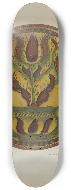 Charlotte Angus - Pa. German Plate 8.25 inch art skate deck