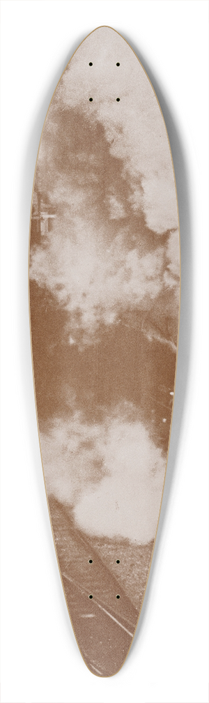 Jolijn van de Wouw - affiche voor tentoonstelling Amsterdam onder stoom 39.3 inch art pintail longboard deck