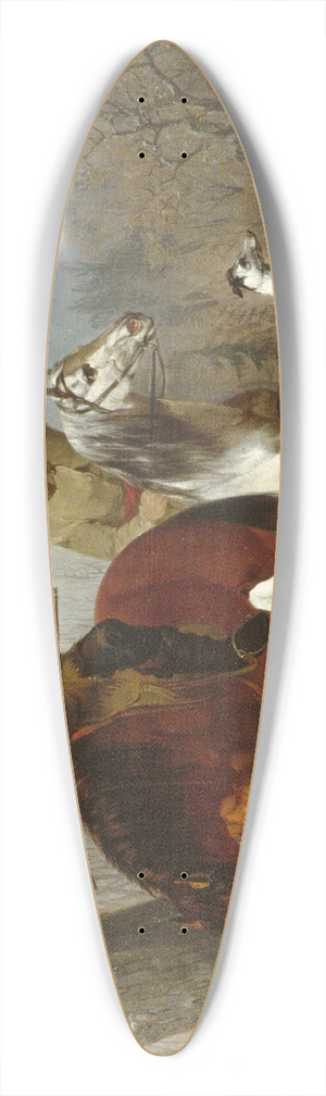 Jonathan K. Trego - Trappers 39.3 inch art pintail longboard deck