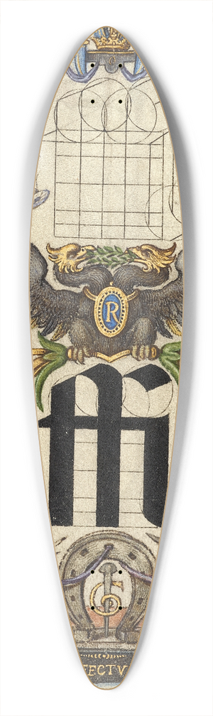 Joris Hoefnagel - Guide for Constructing the Ligature ffi 39.3 inch art pintail longboard deck