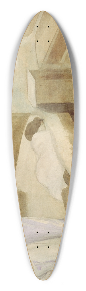 Jos Clemente Orozco - The Bedroom 39.3 inch art pintail longboard deck