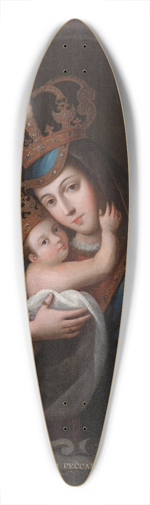 Jos de Paez - Nuestra Seora Del Refugio 39.3 inch art pintail longboard deck