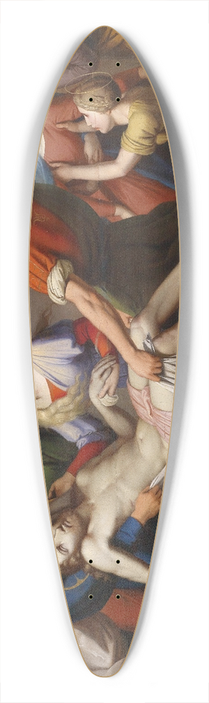 Josef Arnold the elder - Grablegung Christi 39.3 inch art pintail longboard deck