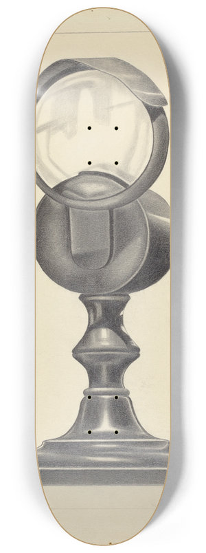 Charlotte Winter - Bulls Eye Lamp 8.25 inch art skate deck