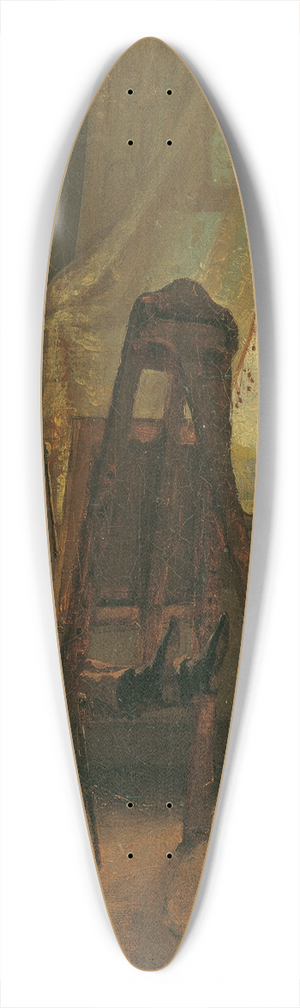 Josef Danhauser - Der eingeschlafene Maler im Atelier 39.3 inch art pintail longboard deck