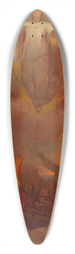 Josef Danhauser - Mariae Himmelfahrt (Entwurf fr das Altarbild in Esztergom (Gran)) 39.3 inch art pintail longboard deck