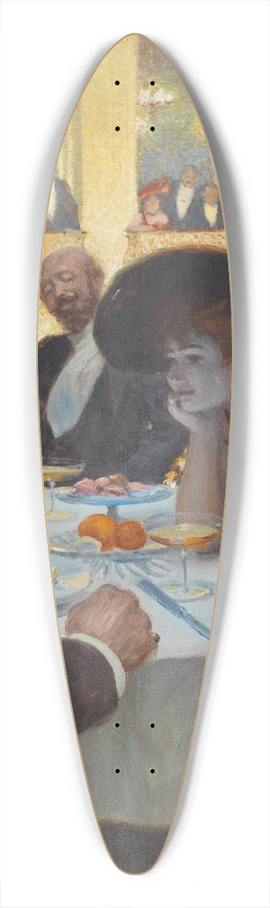 Josef Engelhart - Loge im Sophiensaal 39.3 inch art pintail longboard deck