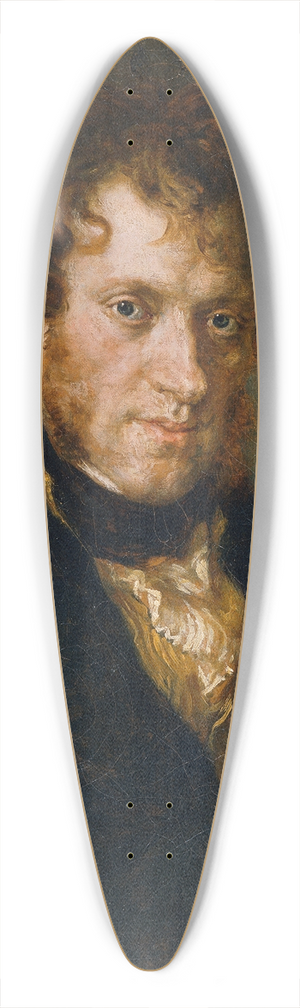 Josef Georg Von Edlinger - Herrenbildnis 39.3 inch art pintail longboard deck