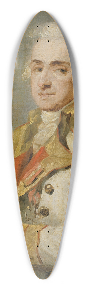 Josef Grassi - Charles-Joseph, Prince de Ligne 39.3 inch art pintail longboard deck