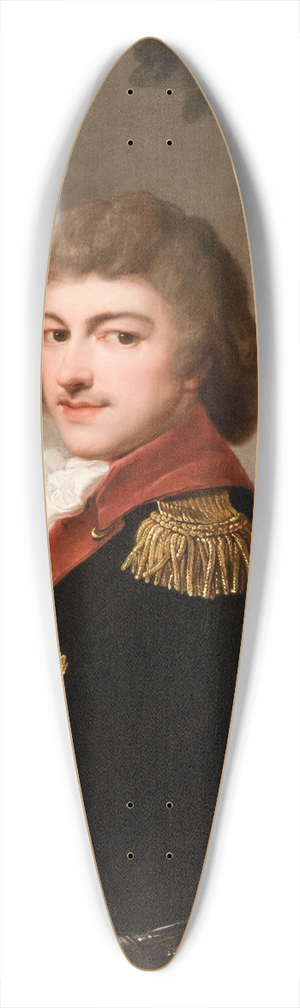 Josef Grassi - Portrait of Micha Kleofas Ogiski 39.3 inch art pintail longboard deck
