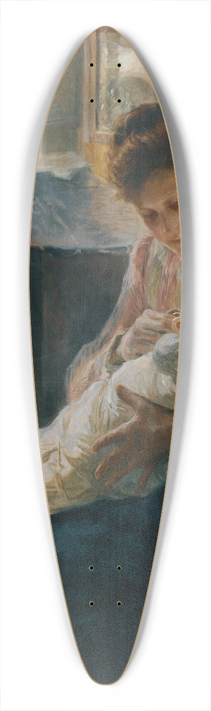 Josef Jungwirth - Junge Mutter 39.3 inch art pintail longboard deck