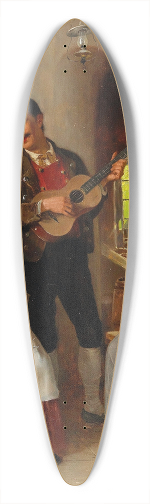 Josef Kinzel - The Serenade 39.3 inch art pintail longboard deck