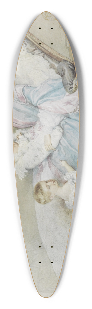Josef Kriehuber - Kaiserin Elisabeth mit ihren Kindern 39.3 inch art pintail longboard deck