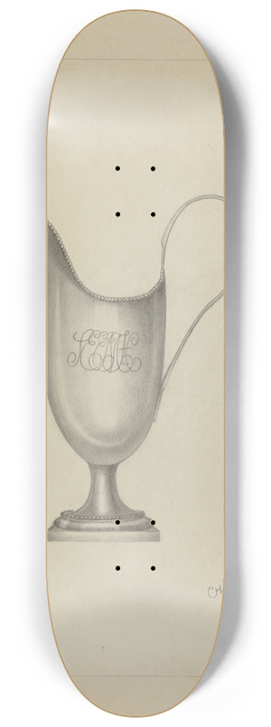 Charlotte Winter - Silver Pitcher 8.25 inch art skate deck Charlotte Winter - Silver Pitcher 8.25 inch art skate deck
