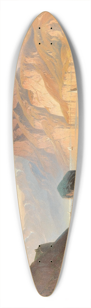 Josef Mayburger - Die Axenstrae Am Vierwaldstttersee 39.3 inch art pintail longboard deck
