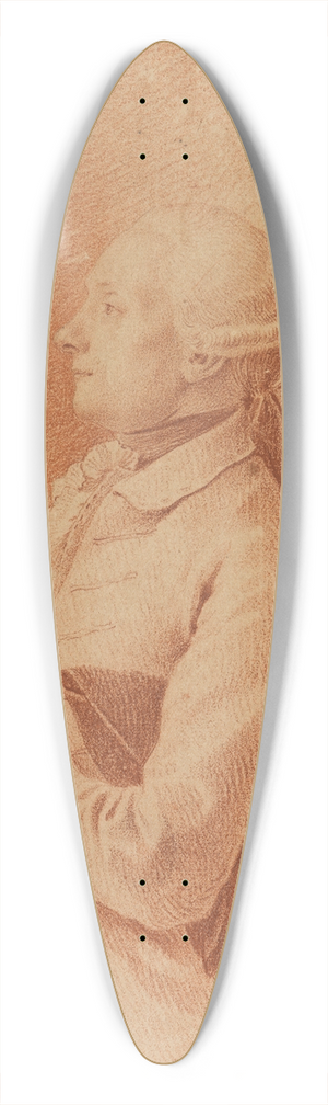 Josef Melling - Herrenbildnis 39.3 inch art pintail longboard deck