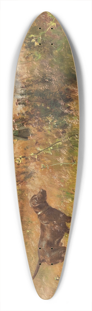 Josef Schmitzberger - Vorstehhund und Jger 39.3 inch art pintail longboard deck